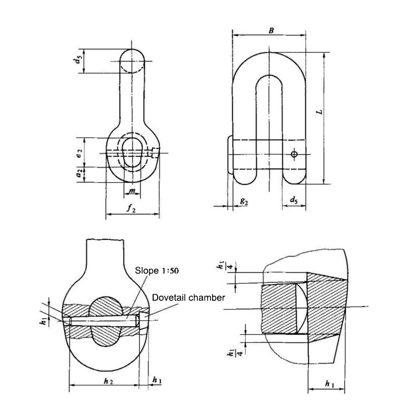 End Shackle with Retaining Pin for Buoy Chain.JPG